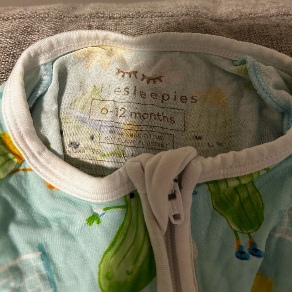 Little Sleepies Pickle Party 6-12 months - Picture 3 of 3